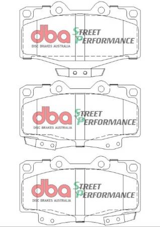 Přední brzdové destičky DBA Brake Pads Street Performance ECE R90 certified Hawk HB315x.669 - DB1149SP TOYOTA Aust NZ 4 Runner LN130 VZN185 Hi-Lux KDN165 LN105 LN165 RN YN106 Hilux Surf KZN185 LN106 LN131 LN167 LN170 LN172 RZN185 VZV130 VZV185