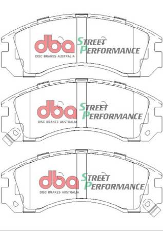 Přední brzdové destičky DBA Brake Pads Street Performance Hawk HB214x.618 - DB1223SP CITROEN C-Crosser Enterprise MITSUBISHI Aust NZ Challenger Chariot Delica Eclipse FTO Galant L 200 86-96 96-06 Lancer Evo 1 2 3 4 5 6 7 8 Legnum Outlander Pajero RVR