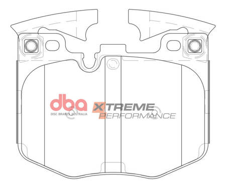 Přední brzdové destičky DBA Brake Pads Xtreme Performance - DB15107XP BMW 3 Series G20 318 320 330 330e M340 G21 xDrive G20 G21 5 G30 530 530e 540 G31 G30 G31 6 GT G32 620 630 640 GT 7 G11 725 730 740 740e G12 G11 G12 8 Convertible G14 840 840d Coupe G15