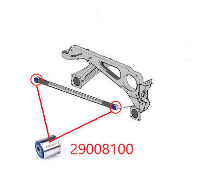 Sada pouzder zadní nápravy - MPBS: 2900803 Jeep Grand Cherokee III WK/WH,