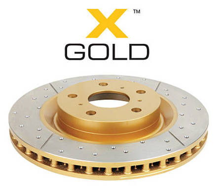 Univerzální brzdový kotouč DBA Street Series - X-GOLD - DBA001X