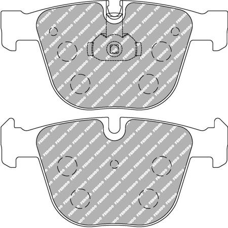 Zadní brzdová destička Ferodo Racing DS1.11 FCP1672W BMW 1 E82 3 E92 5 E60 E61 Saloon 6 E63 Convertible E64 7 E65 E66 E67 X5 E70 F15,F85 