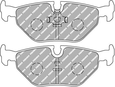 Zadní brzdová destička Ferodo Racing DS3.12 FCP578G BMW 3 3 E30 E36 Convertible 5 E34 Touring 7 E32 Z3 Z3 Coupe JAGUAR Sovereign XJ X300 X330 XJ40 XJ81 XJ12 XJ6 XJR-S XJS XK8