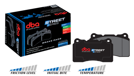 Zadní brzdové destičky DBA Brake Pads Street Series Ceramic - DB1943SS HYUNDAI Accent Kona Tucson Mk3 i-20 PB i-30 FD iX20 iX35 KIA Cee'd ED Pro-Cee'd Rio JB Sportage JE QL SL