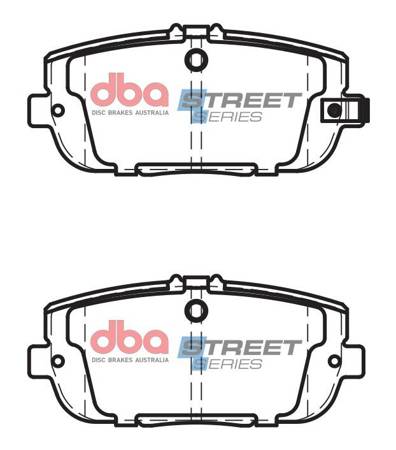 Zadní brzdové destičky DBA Brake Pads Street Series Ceramic - DB2064SS ABARTH 124 Spider FIAT MAZDA MX5 Mk3 NC Mk4 ND RF