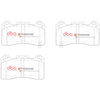 Přední brzdové destičky DBA Brake Pads Xtreme Performance Hawk HB889x.550 - DB15025XP FORD Focus Mk3