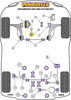 Tuleja Poliuretanowa Powerflex Volkswagen GOLF MODELS - Golf Mk5 GTI & R32 PFF85-504 Nr na diagramie: 4