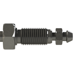 Fixed Bulkhead Male with M6 1.00 Bleed Nipple