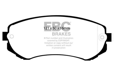 DP41279R - Sada brzdových destiček Série YELLOWSTUFF EBC Brakes