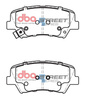 Přední brzdové destičky DBA Brake Pads Street Series Ceramic - DB2443SS HYUNDAI Elantra Veloster i-30 GD PD KIA Cee'd JD Pro-Cee'd