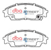 Přední DBA brzdové destičky Street Series Ceramic - DB1123SS