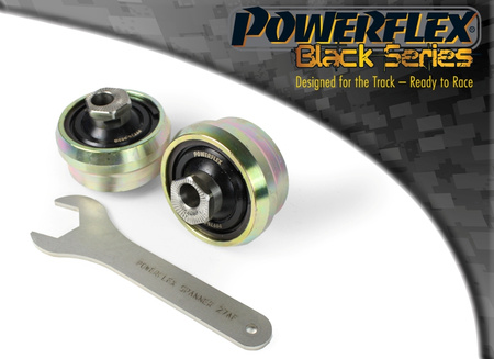 Přední lichoběžníkové rameno Zadní pouzdro Anti-Lift & Caster Adjust Polyuretanové pouzdro Powerflex Black Series Toyota GR Yaris (2020-2024) PFF76-902GBLK