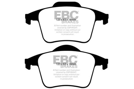 DP1680 - Sada brzdových destiček Série ULTIMAX2 EBC Brakes