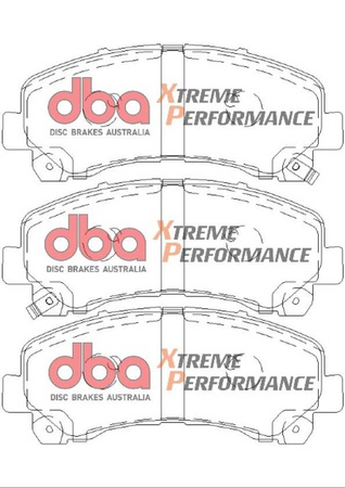 Přední brzdové destičky DBA Brake Pads Xtreme Performance - DB1841XP ISUZU D-MAX Rodeo