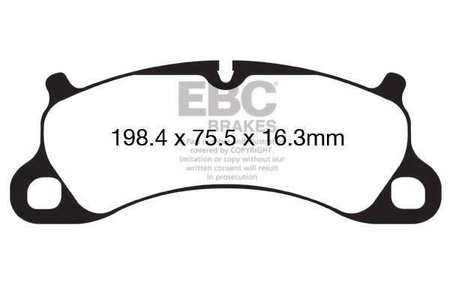 DP32144C - Sada brzdových destiček Série REDSTUFF EBC Brakes