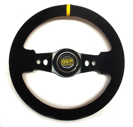 QSP 2paprsková semišová řídítka 330 mm / 65 mm