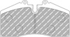 Přední brzdová destička Ferodo Racing DS3000 FCP560R AUDI 80 PORSCHE 911 964 993 928 944 959 968 993,