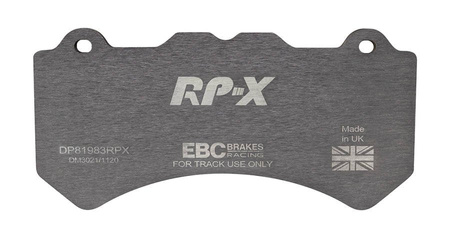 DP81983RPX - Sada závodních brzdových destiček Série RP-X Racing EBC Brakes