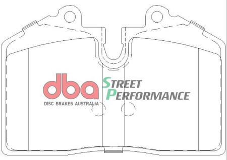 Zadní brzdové destičky DBA Brake Pads Street Performance - DB1356SP FORD Puma Racing ARIEL Atom AUDI RS2 8C HOLDEN Aust NZ HSV GTS MG XPOWER SV QVALE Mangusta
