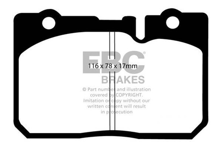 DP31154C - Sada brzdových destiček Série REDSTUFF EBC Brakes