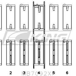 Obal hlavního ložiska King NISSAN RB26DETT - MB7092XP.026