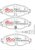 Přední brzdové destičky DBA Brake Pads Street Performance ECE R90 certified - DB2383SP AUDI A1 GB A3 8V 8Y Cabriolet quattro Q2 Q3 F3 TT 8S SEAT Ateca Leon 5F KL X-PERIENCE SKODA Karoq Kodiaq Octavia 5E Superb 3V VOLKSWAGEN Arteon Caddy Alltrack Life