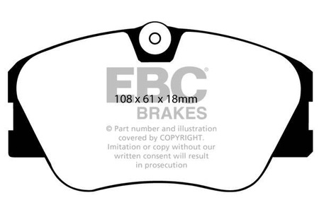 DP577 - Sada brzdových destiček Série ULTIMAX2 EBC Brakes