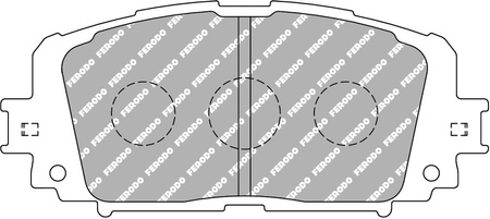 Přední brzdová destička Ferodo Racing DS2500 FCP4081H TOYOTA YARIS