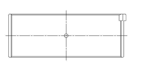 Ložiskový plášť ojnice ACL VAG 0.50mm (with notch)