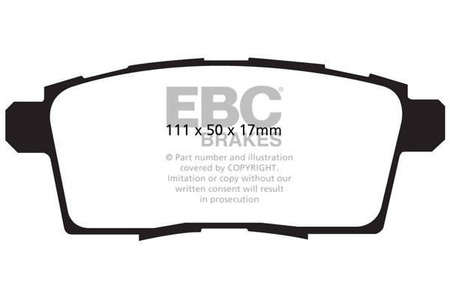 DP41795R - Sada brzdových destiček Série YELLOWSTUFF EBC Brakes
