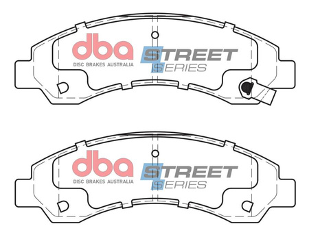 Přední brzdové destičky DBA Brake Pads Street Series Ceramic - DB2061SS GREAT WALL Steed