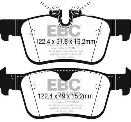 DPX2306 - Sada brzdových destiček Série ULTIMAX2 EBC Brakes