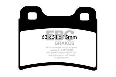 DP953 - Sada brzdových destiček Série ULTIMAX2 EBC Brakes