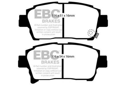 DP1459 - Sada brzdových destiček Série ULTIMAX2 EBC Brakes