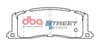 Zadní brzdové destičky DBA Brake Pads Street Series Ceramic - DB1213SS TOYOTA Estima Lucida Previa