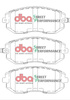 Přední brzdové destičky DBA Brake Pads Street Performance ECE R90 certified Hawk HB432x.661 - DB1491SP SUBARU BRZ Forester SG5 Impreza Sport Legacy BL5 BLD BP5 BPD BRD Outback XV TOYOTA GT86