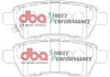 Přední brzdové destičky DBA Brake Pads Street Performance - DB1916ASP FORD Edge U387 MAZDA CX-7 CX-9 USA Model MITSUBISHI Eclipse Cross L200 MR series Outlander Shogun Sport