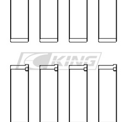Obal ložiska ojnice King SUBARU EJ20/EJ22/EJ25 - CR4125XPGC STDX