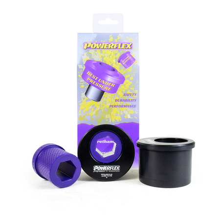 Přední lichoběžníkové rameno Zadní pouzdro, přesazení rejdového čepu Polyuretanové pouzdro Powerflex Road Series BMW 3 Series E46 (1999 - 2006) E46 Coupe / Conv / Sedan / Touring PFF5-5601G-60