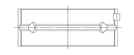 Plášť hlavního ložiska ACL Mitsubishi 4G63/T/4G64 '83-92 0.25mm