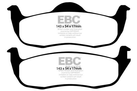 DP1745 - Sada brzdových destiček Série ULTIMAX2 EBC Brakes