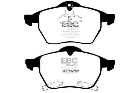 DP51187NDX - Sada brzdových destiček Série BLUESTUFF NDX EBC Brakes