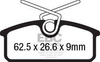 DPX2183 - Sada brzdových destiček Série ULTIMAX2 EBC Brakes