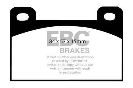 DP288 - Sada brzdových destiček Série ULTIMAX2 EBC Brakes