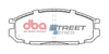 Zadní brzdové destičky DBA Brake Pads Street Series Ceramic - DB1146SS NISSAN Patrol Y60