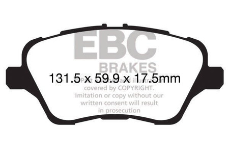 DPX2149 - Sada brzdových destiček Série ULTIMAX2 EBC Brakes