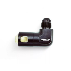 Adaptér pro Rychlospojka palivového potrubí OBP Motorsport OE (samice) na AN/JIC samec 90°