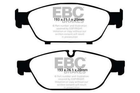 DP32086C - Sada brzdových destiček Série REDSTUFF EBC Brakes