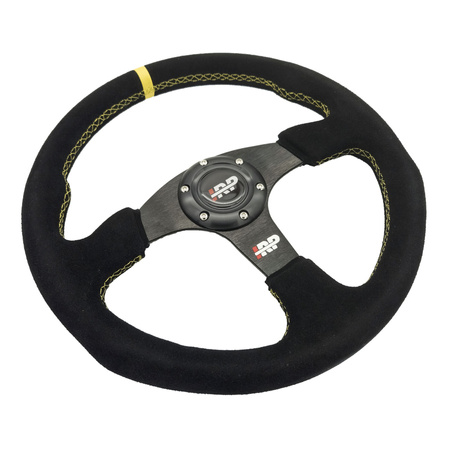 Volant sportovní semišový 350mm plochý IRP 