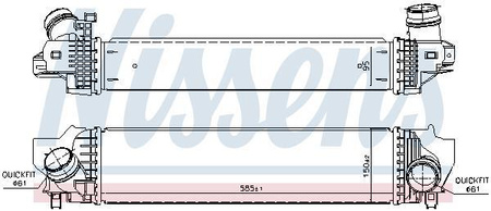 Intercooler Forge pro Mini F54/F55/F56 Cooper S, D a SD verze 2 vylepšená - FMINTMF56